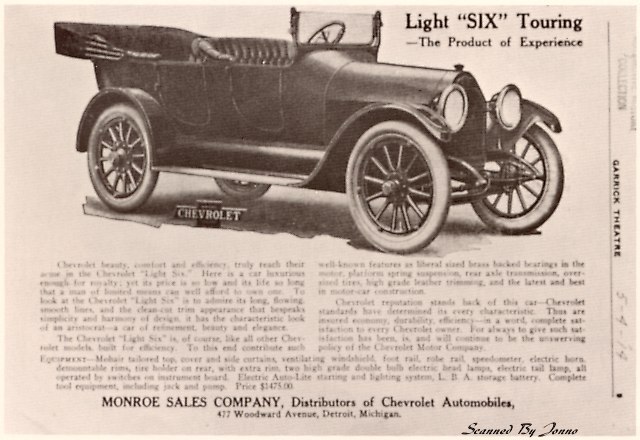 1914 Chevrolet Auto Advertising